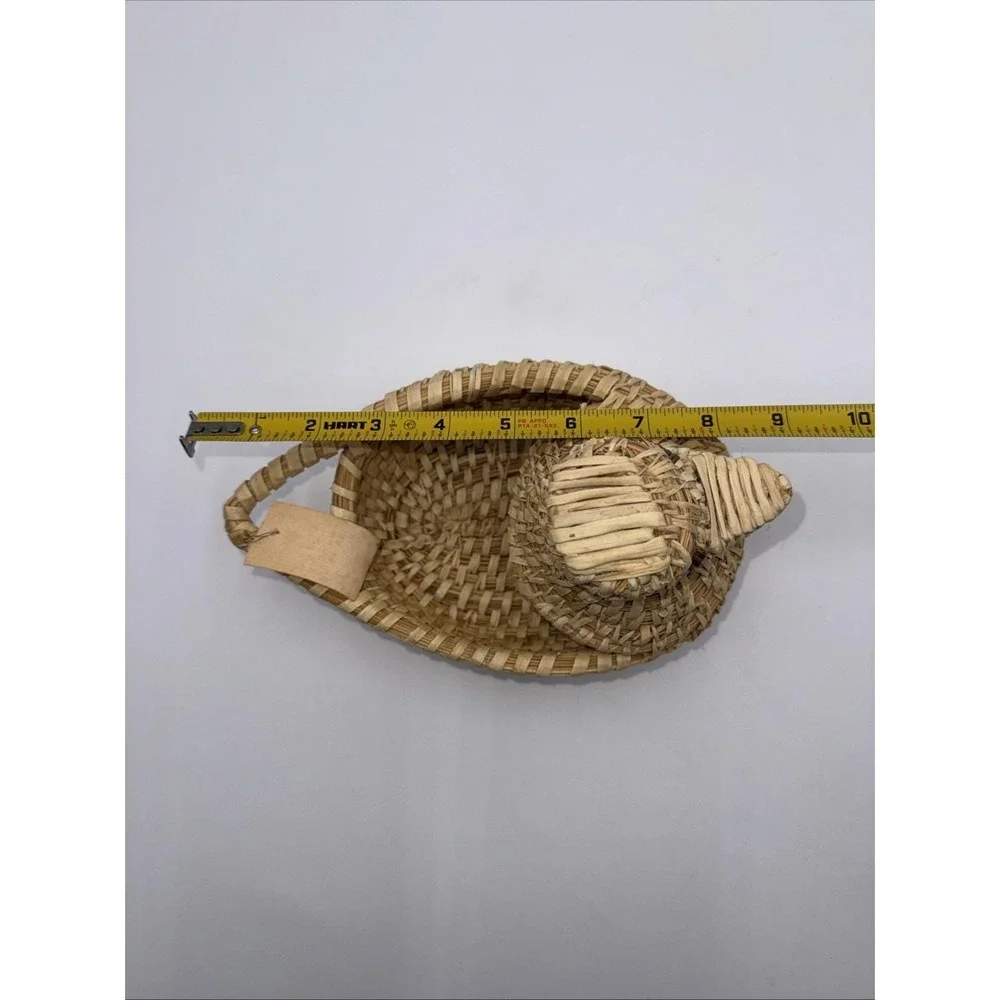 New With Tag Tohono O'odham Papago Authentic Indian Handmade Duck Basket Arizona
